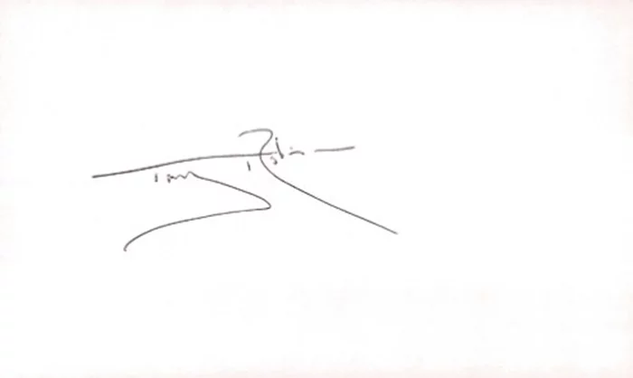 Tony Robinson autograph