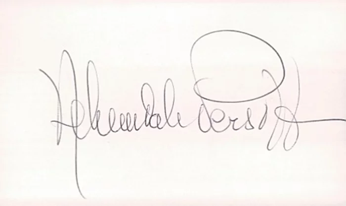 Nehemiah Persoff autograph