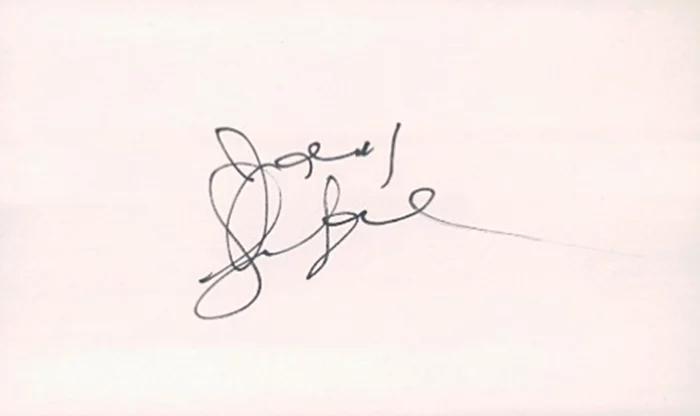 Jack LaLanne autograph