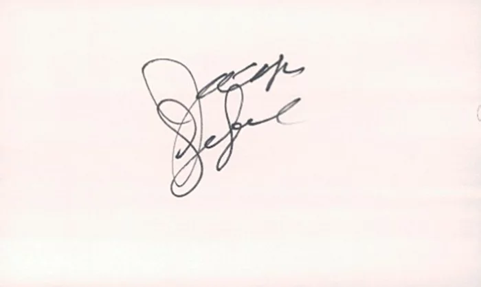 Jack LaLanne autograph