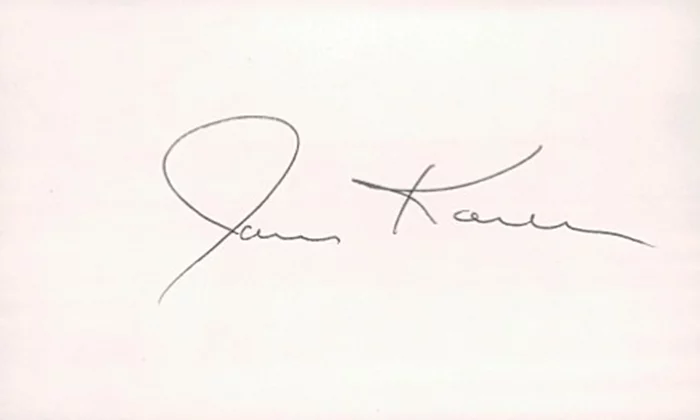 James Karen autograph