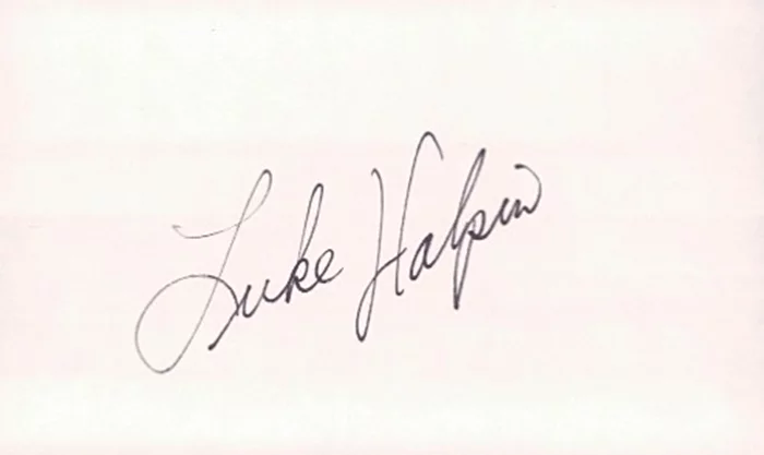 Luke Halpin autograph