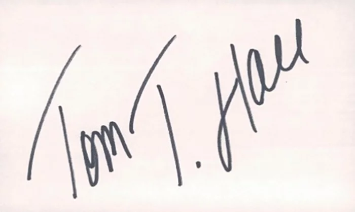 Tom T. Hall autograph