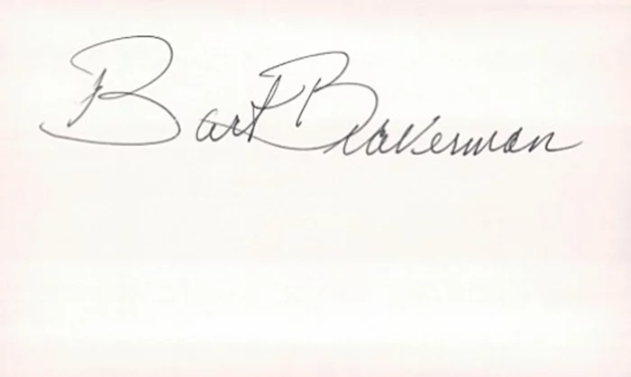 Bart Braverman autograph