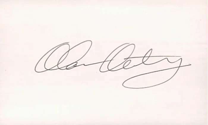 Alan Autry autograph