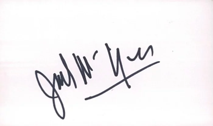 Jack McGee autograph