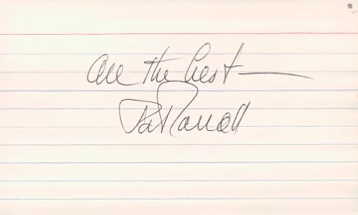 Pat Carroll autograph