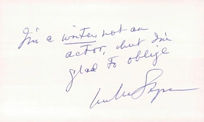 William Styron autograph