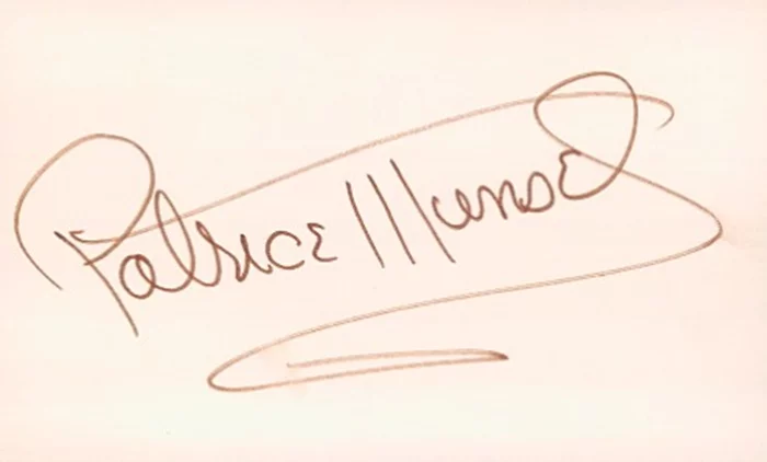 Patrice Munsel autograph