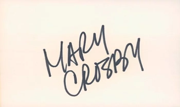 Mary Crosby autograph