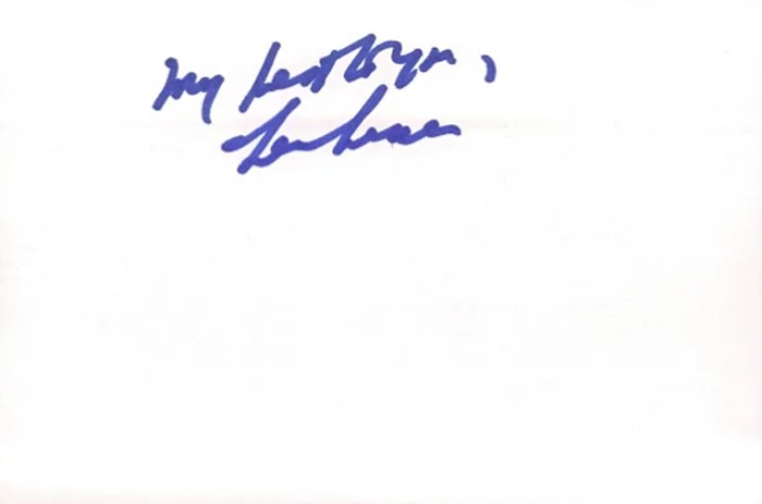 Len Lesser autograph