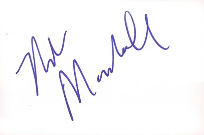 Rob Marshall autograph