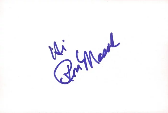 Ron Masak autograph