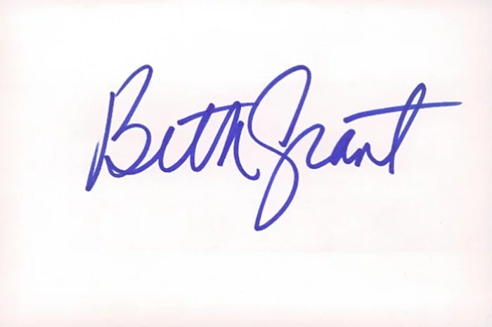 Beth Grant autograph