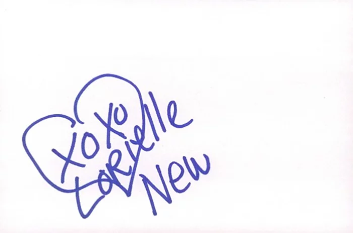 Lorielle New autograph
