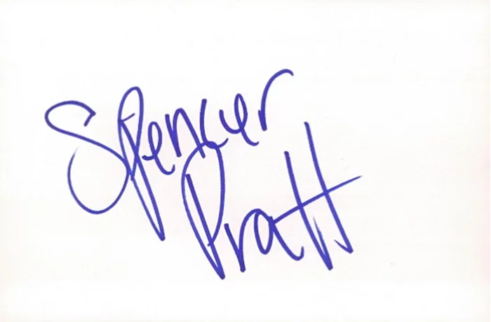 Spencer Pratt autograph