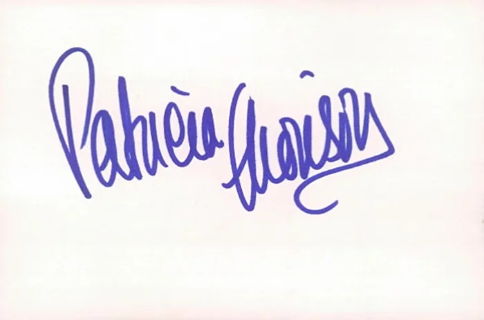Patricia Morison autograph