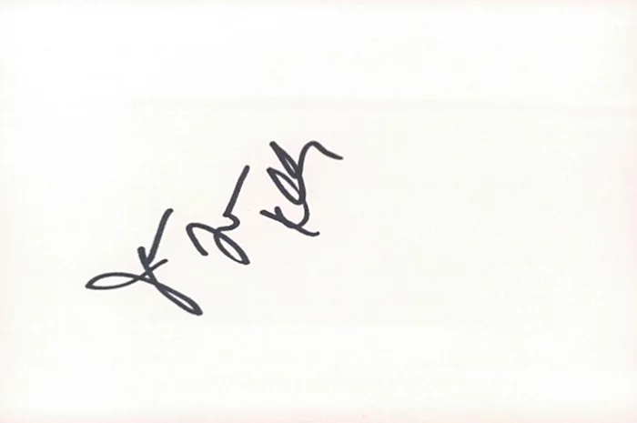 Jean Louisa Kelly autograph