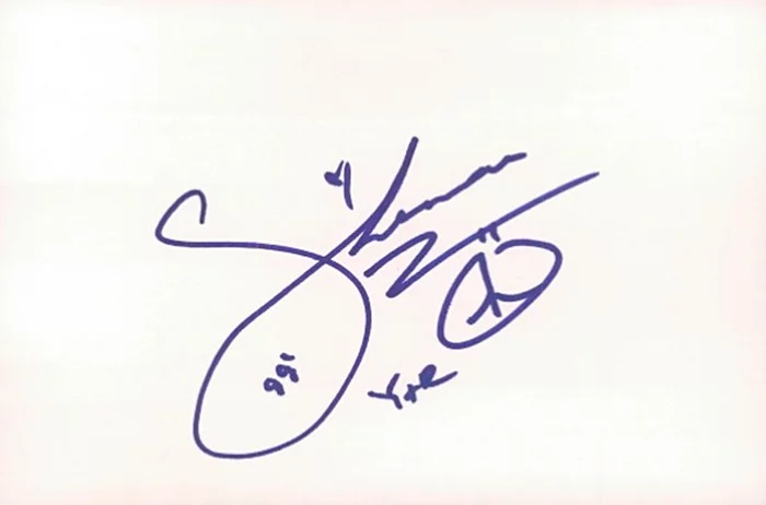 Shemar Moore autograph