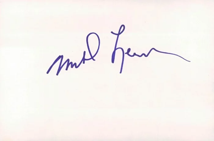 Michael Lerner autograph