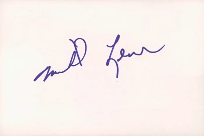 Michael Lerner autograph