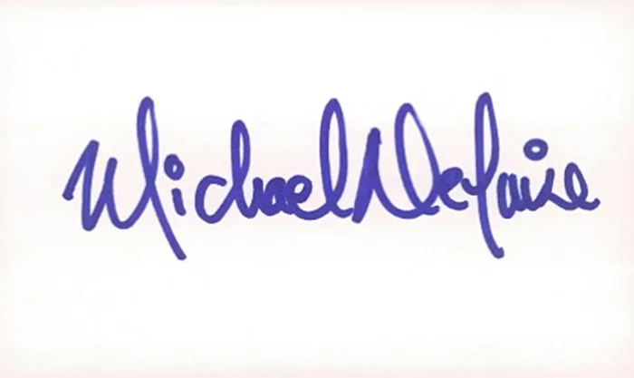 Michael DeLuise autograph
