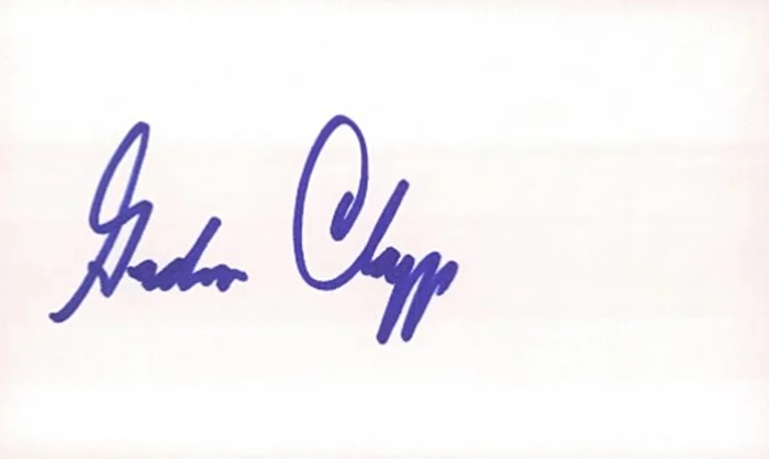 Gordon Clapp autograph
