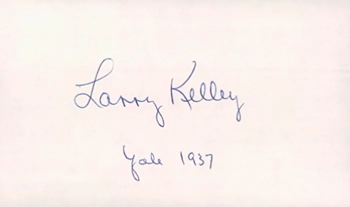 Larry Kelley autograph