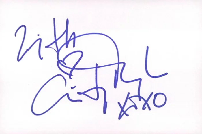 Cindy Taylor autograph
