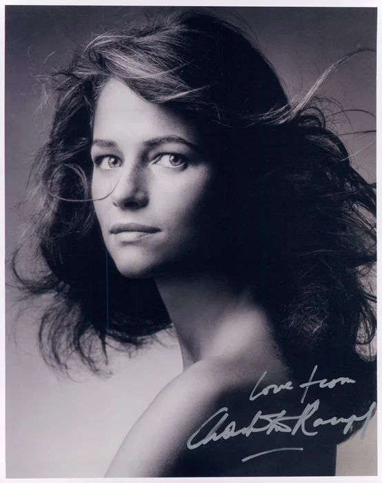 Charlotte Rampling autograph
