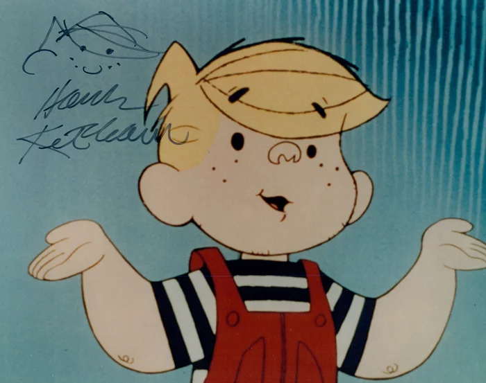 Hank Ketcham autograph