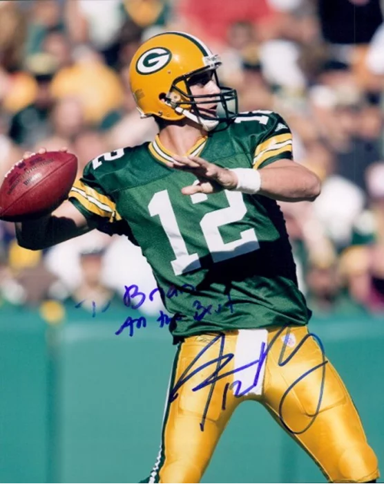 Aaron Rodgers autograph