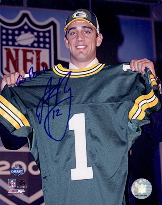 Aaron Rodgers autograph