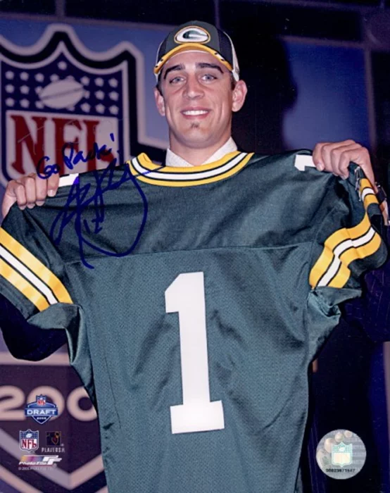 Aaron Rodgers autograph