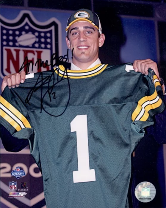 Aaron Rodgers autograph
