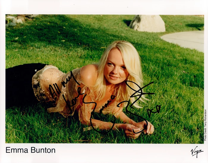 Emma Bunton autograph