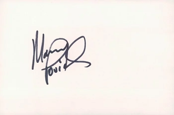 Maury Povich autograph