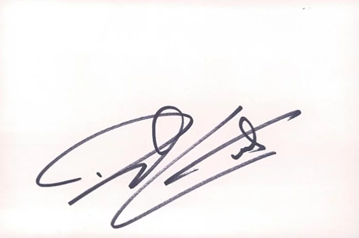 David Charvet autograph