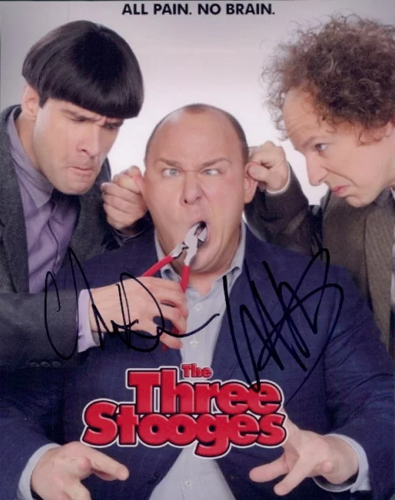 The Three Stooges autograph