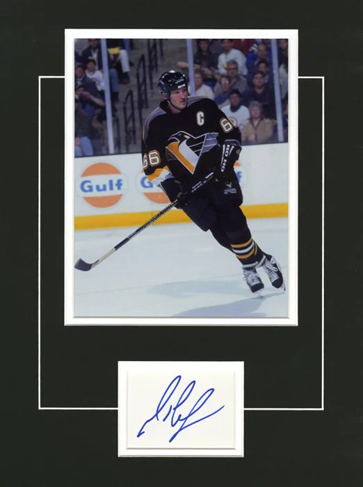 Mario Lemieux autograph