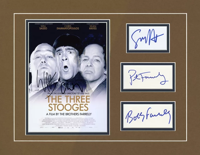 The Three Stooges autograph