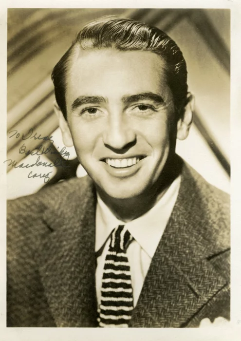 Macdonald Carey autograph