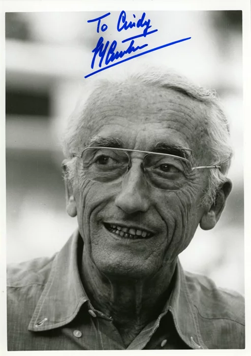 Jacques Cousteau autograph