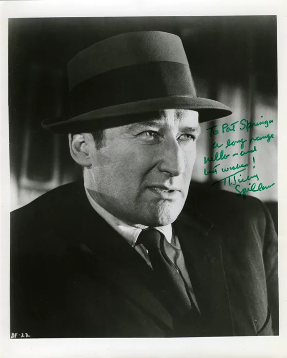 Mickey Spillane autograph