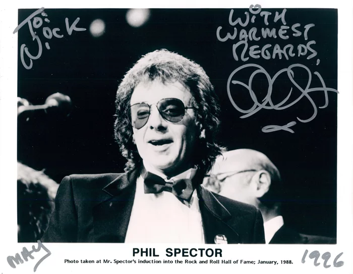 Phil Spector autograph