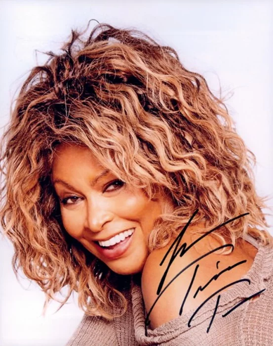 Tina Turner autograph