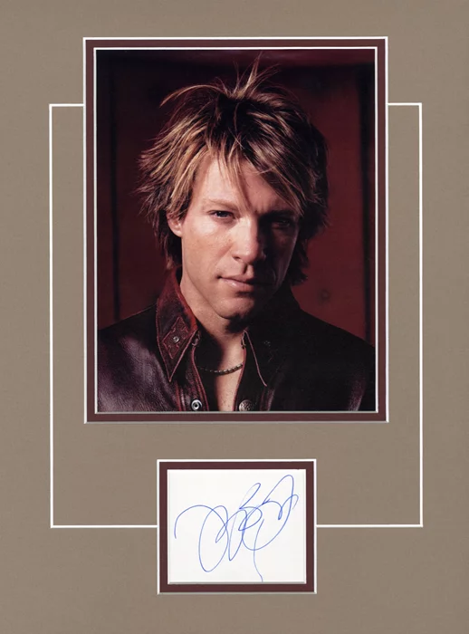 Jon Bon Jovi autograph