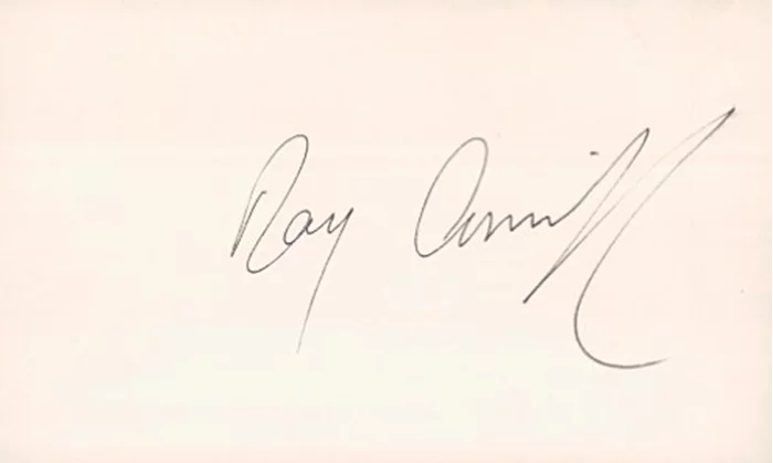 Ray Conniff autograph