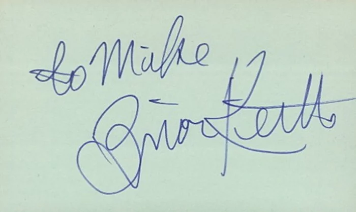 Brian Keith autograph