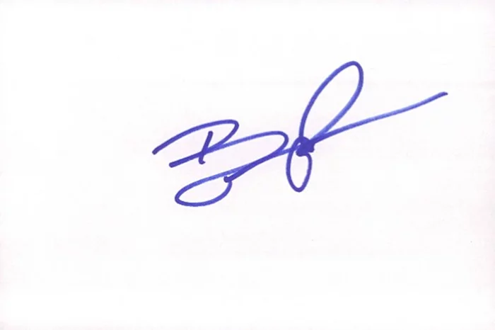 Barry Pepper autograph